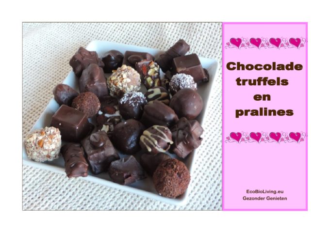 Chocolade Truffels en Pralines - gezonder zelf maken - ebook cover