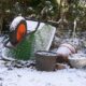 eco tuin in de winter