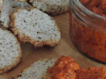 Glutenvrije Crackertjes van Chia en Kokosmeel