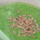 Groene smoothie met spinazie en lijnzaad